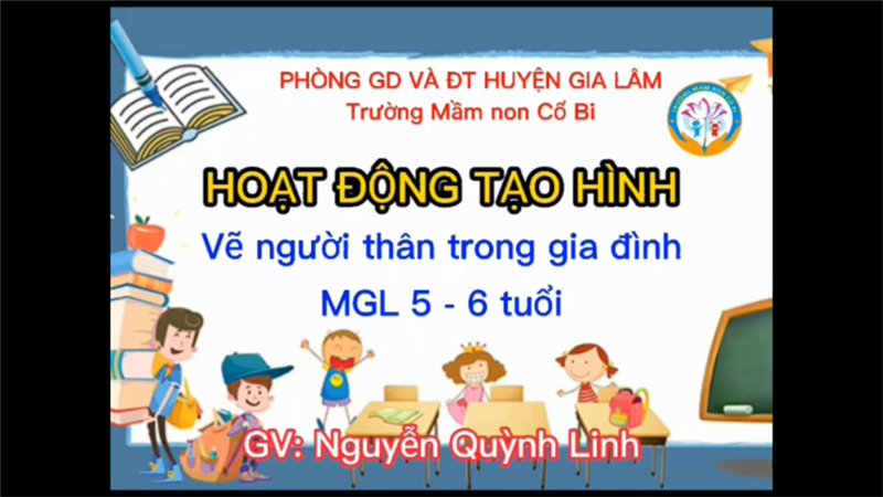 Vẽ người thân trong gia đình